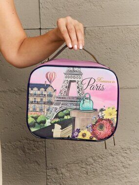 NWT Nicole Lee USA Printed Handbag with Three Pouches